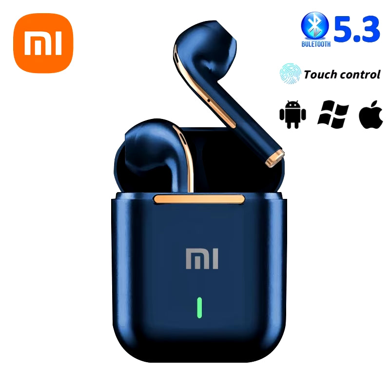 Xiaomi J18 Wireless Earphone Bluetooth Headset 9D Noise Reduction Gaming Headset with Microphone TWS Ear Buds Hands-Free Earbuds