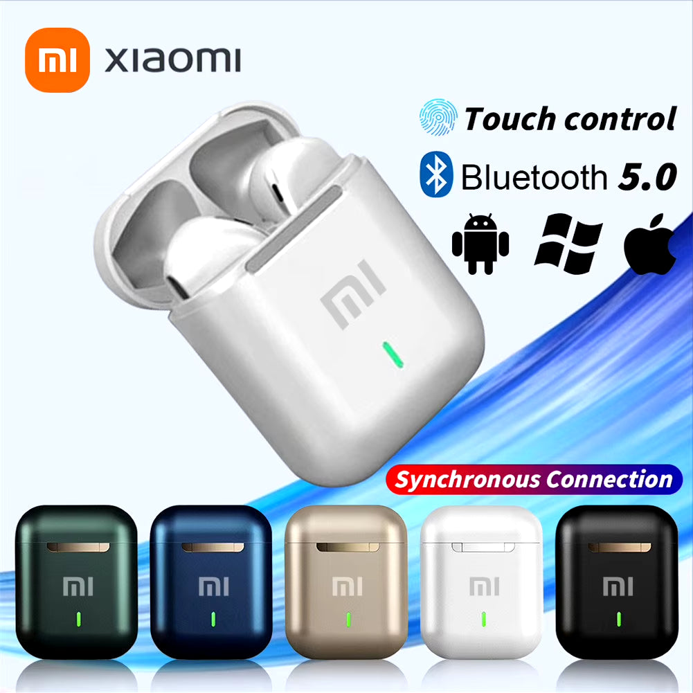 Xiaomi J18 Wireless Earphone Bluetooth Headset 9D Noise Reduction Gaming Headset with Microphone TWS Ear Buds Hands-Free Earbuds