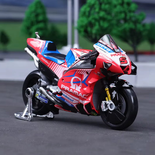 1:18 2018-2021 Moto Competition Alloy Diecast Motorcycle Racing Model Yamaha Toy for Children Gifts Collection Model